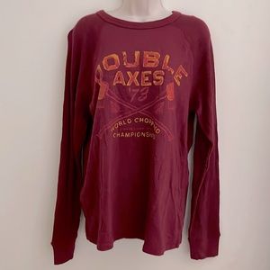 Boys XL 16/18 Long Sleeve Cotton Graphic T-Shirt NWT